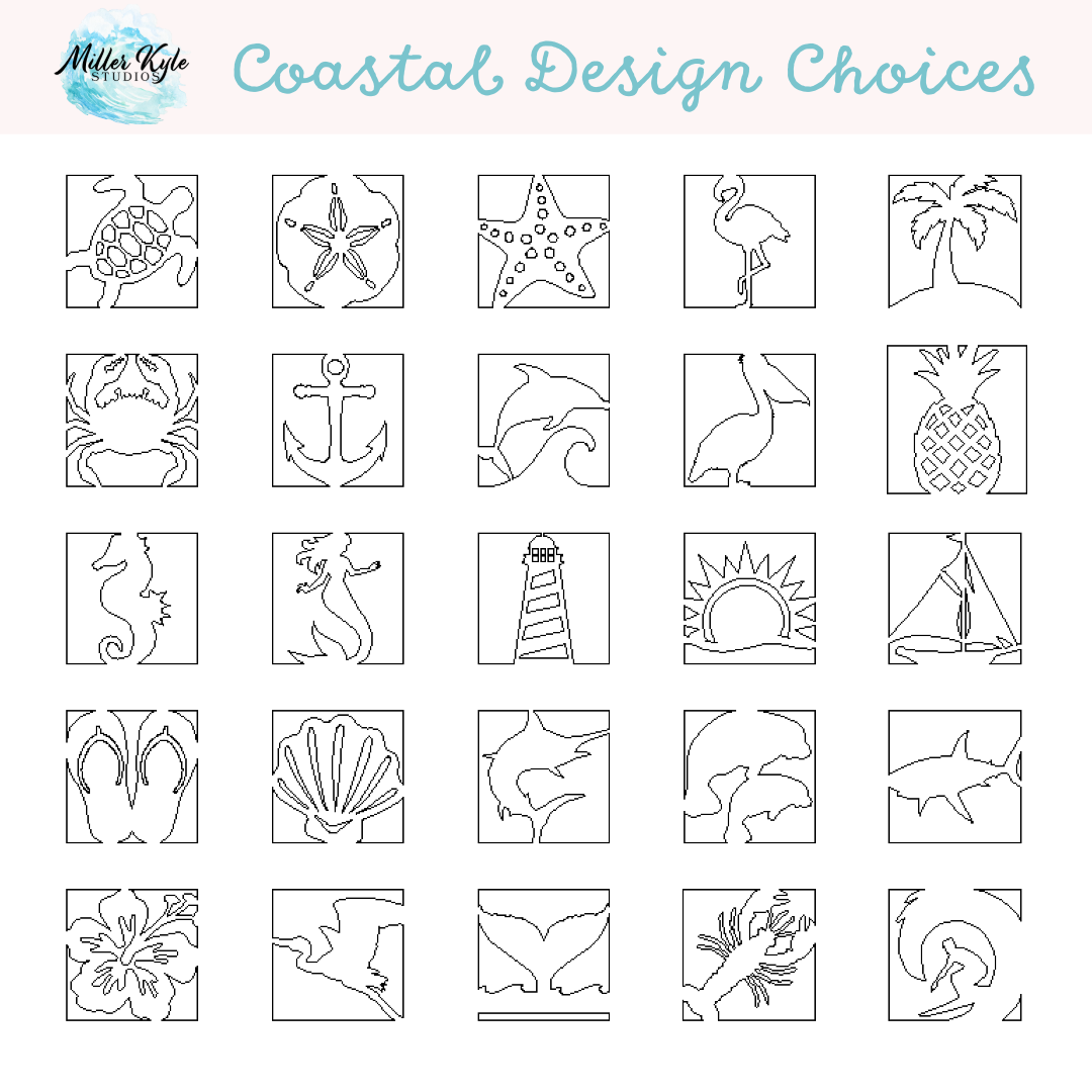 Weatherproof Starfish Address Sign for Beach House, House Numbers for Outdoor Coastal Home Decor