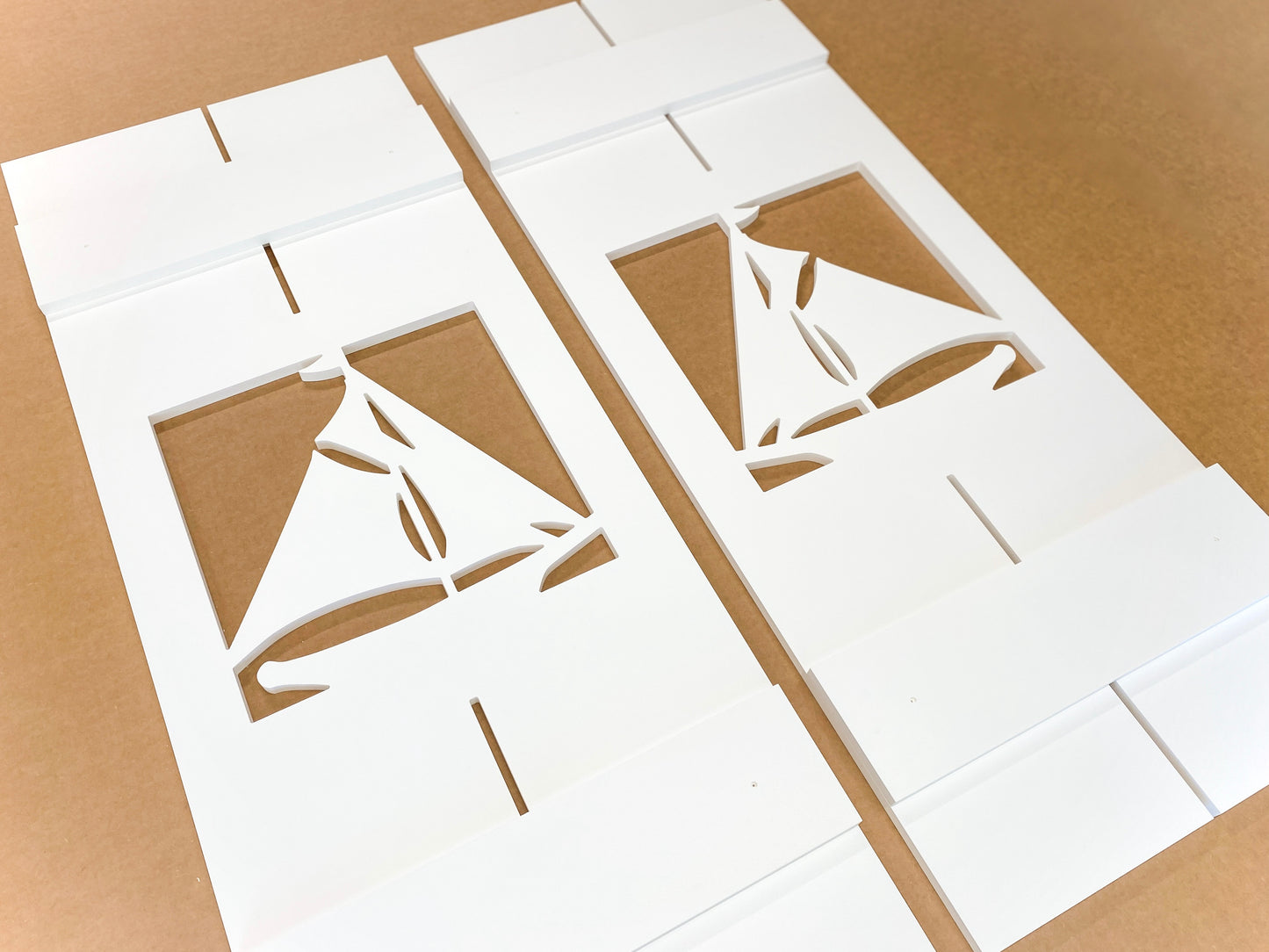 Nautical Sailboat Exterior Window Shutters – Custom Weatherproof PVC Shutters for Beach Houses & Coastal Homes (Sold Individually)