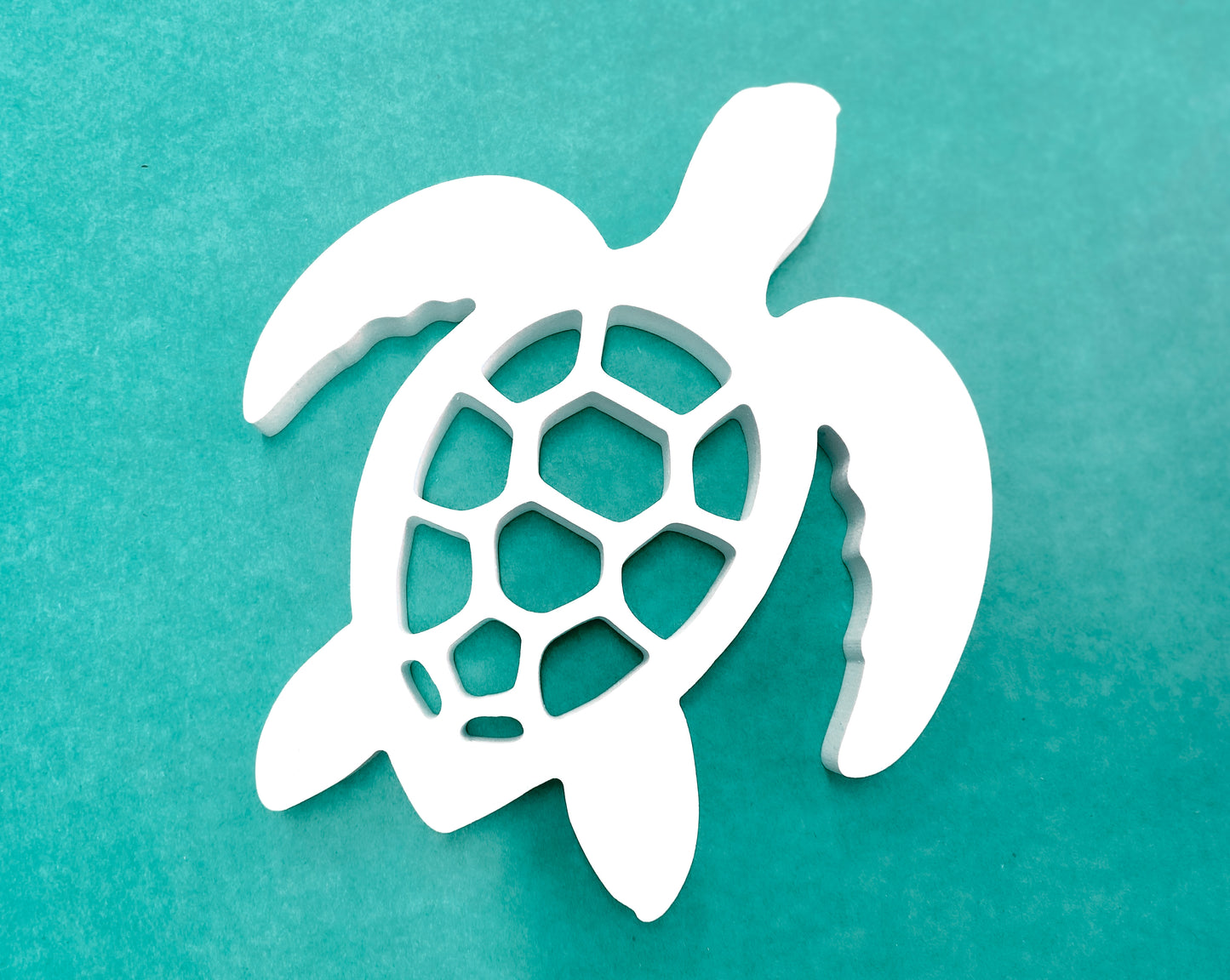 Weatherproof Sea Turtle Outdoor Wall Art Sign – Coastal Beach House Nautical Decor
