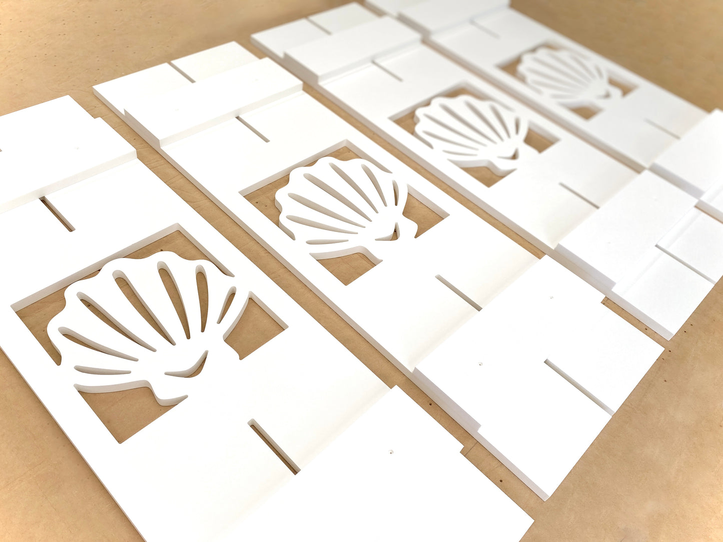 Weatherproof Seashell Window Shutters – Custom Beach House & Coastal Home Exterior Nautical Shutters (Sold Individually)
