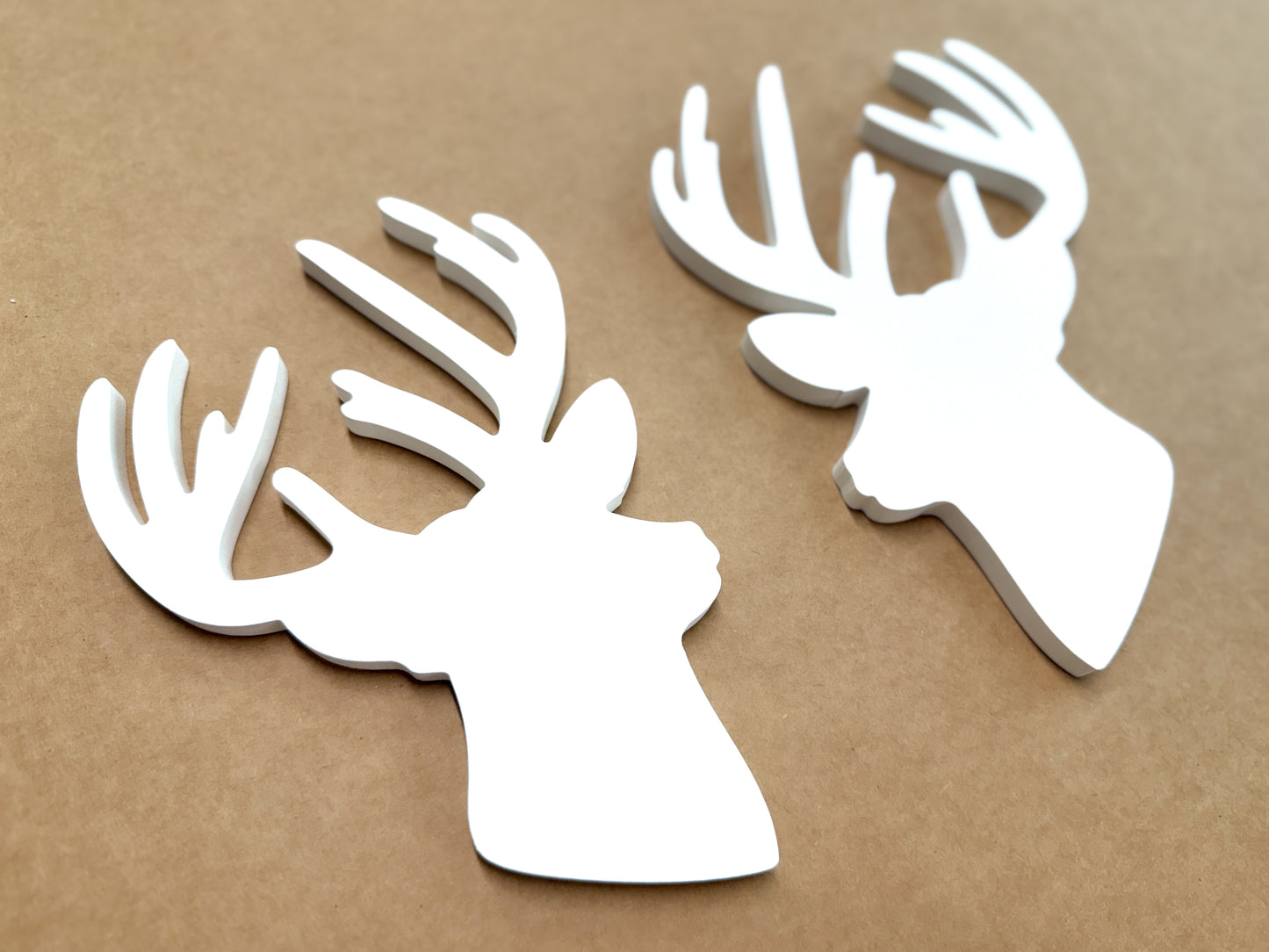 Deer Antlers Shutter Add-On Decorations Set, Weatherproof PVC Exterior Hunting Decor, Buck Antler Shutter Embellishments, Lake House Cabin Mountain Home Outdoor Decor