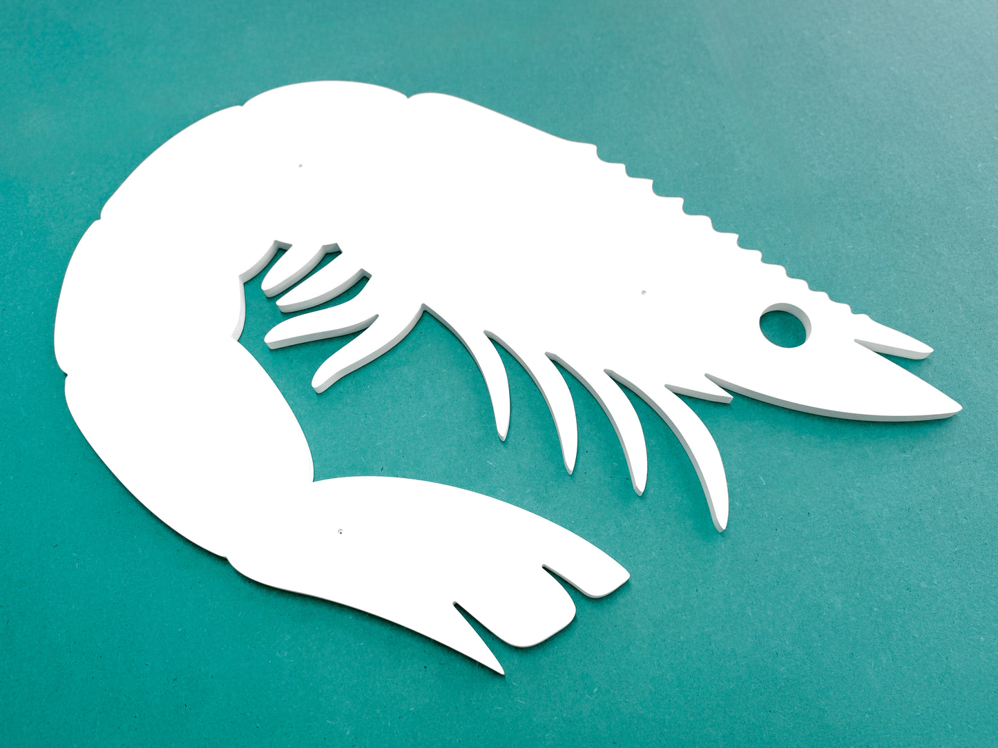 Weatherproof Shrimp Outdoor Wall Art – Exterior Coastal Home Decor
