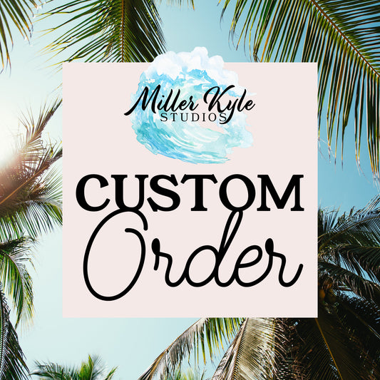 Custom Order for Christine - Vertical 5.5x18 Sand Dollar Address Sign