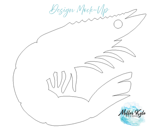 Weatherproof Shrimp Outdoor Wall Art – Exterior Coastal Home Decor
