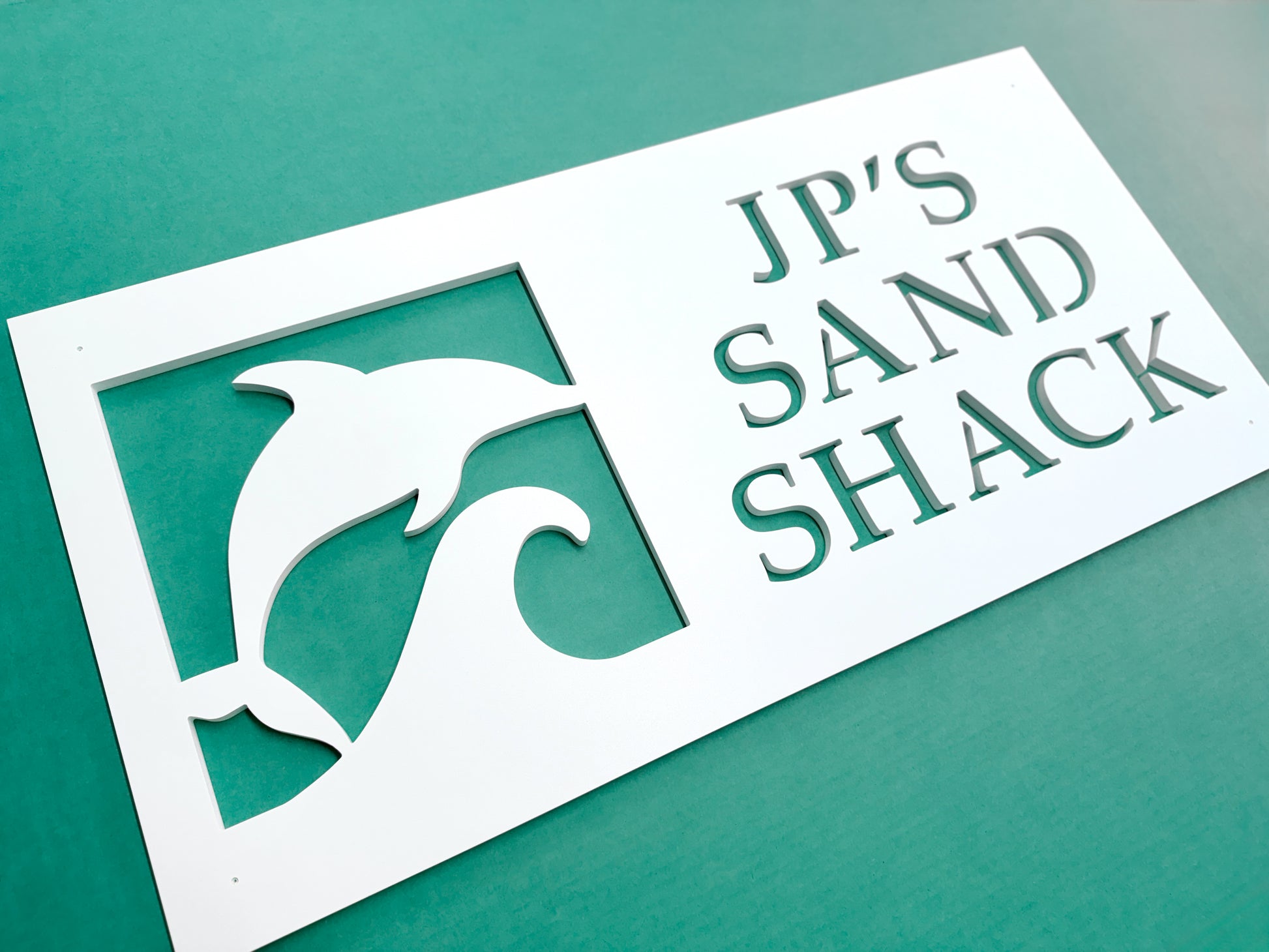 custom dolphin house name sign, outdoor beach house coastal home decor