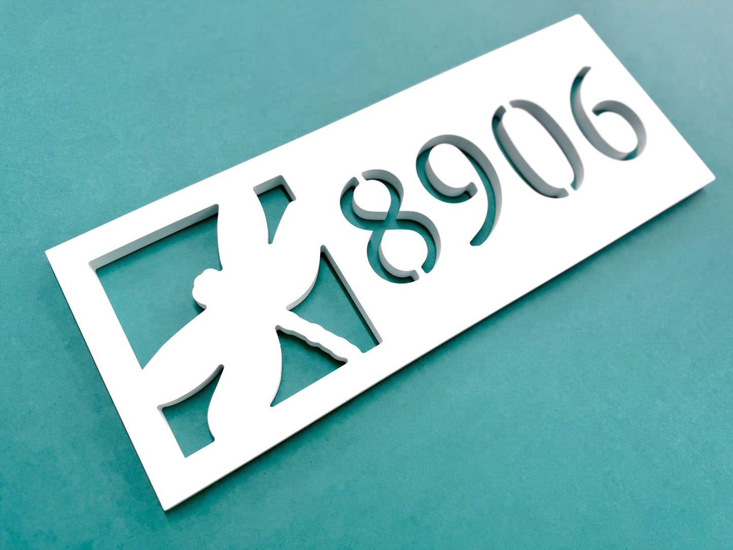 Weatherproof Dragonfly Address Sign, House Numbers for Lake House or River Home, Exterior Coastal Home Decor