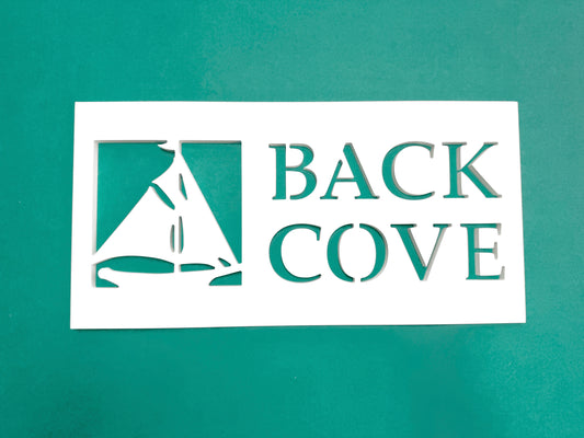 custom beach house name sign with sailboat, outdoor weatherproof nautical sign