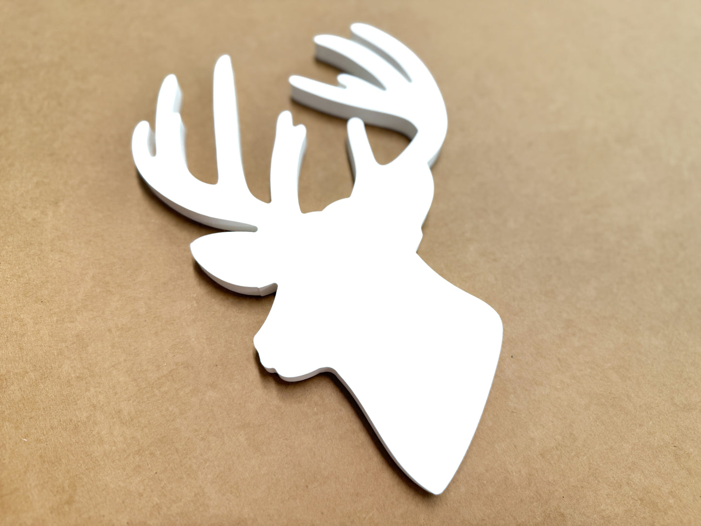 Deer Antlers Shutter Add-On Decorations Set, Weatherproof PVC Exterior Hunting Decor, Buck Antler Shutter Embellishments, Lake House Cabin Mountain Home Outdoor Decor