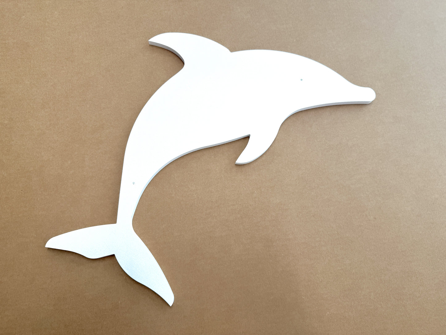 Weatherproof Dolphin Wall Art Sign – Coastal Beach House Outdoor Nautical Décor