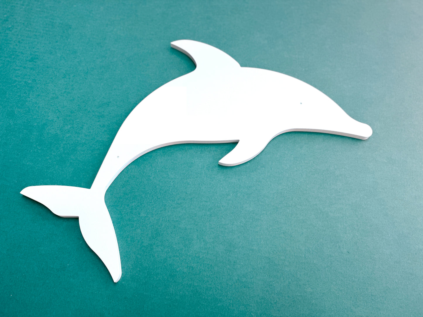 Weatherproof Dolphin Wall Art Sign – Coastal Beach House Outdoor Nautical Décor