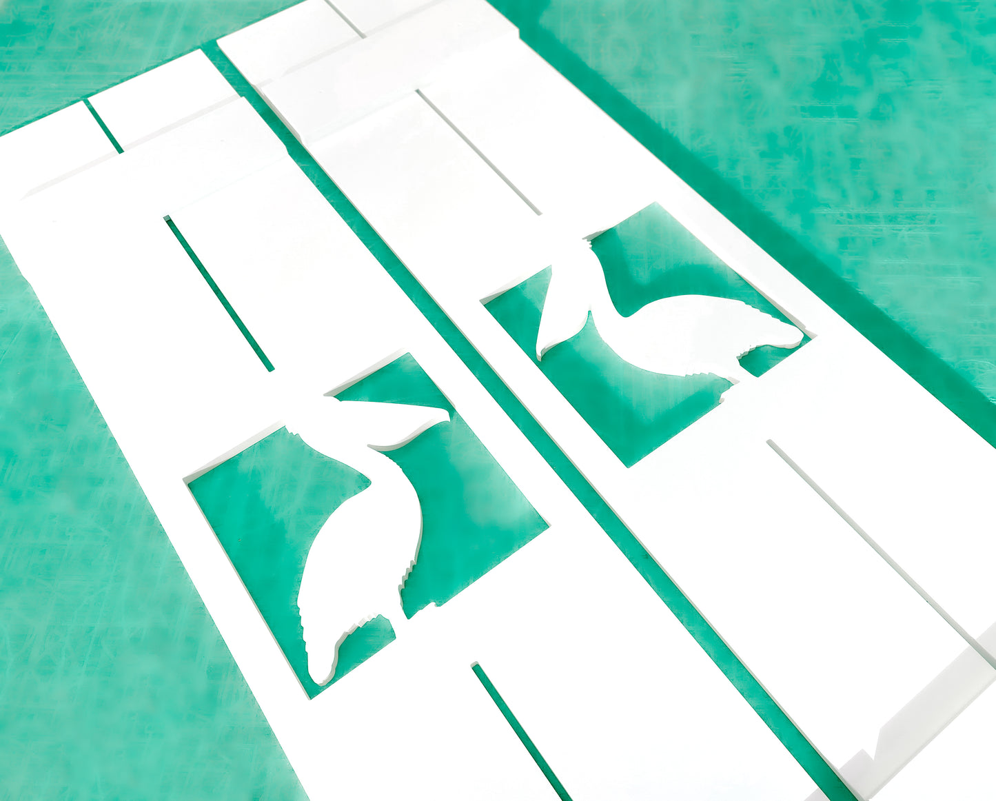 Weatherproof Pelican Bird Window Shutters for Outdoor Beach House or Coastal Home Decor (Standard Shutter Size)