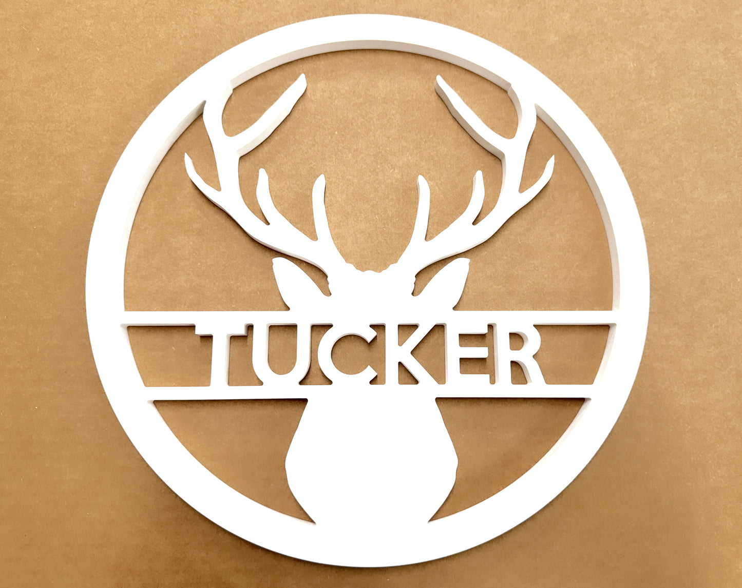 Personalized Deer Antler Door Hanger – Weatherproof Farmhouse Welcome Sign, Rustic Cabin Home Décor