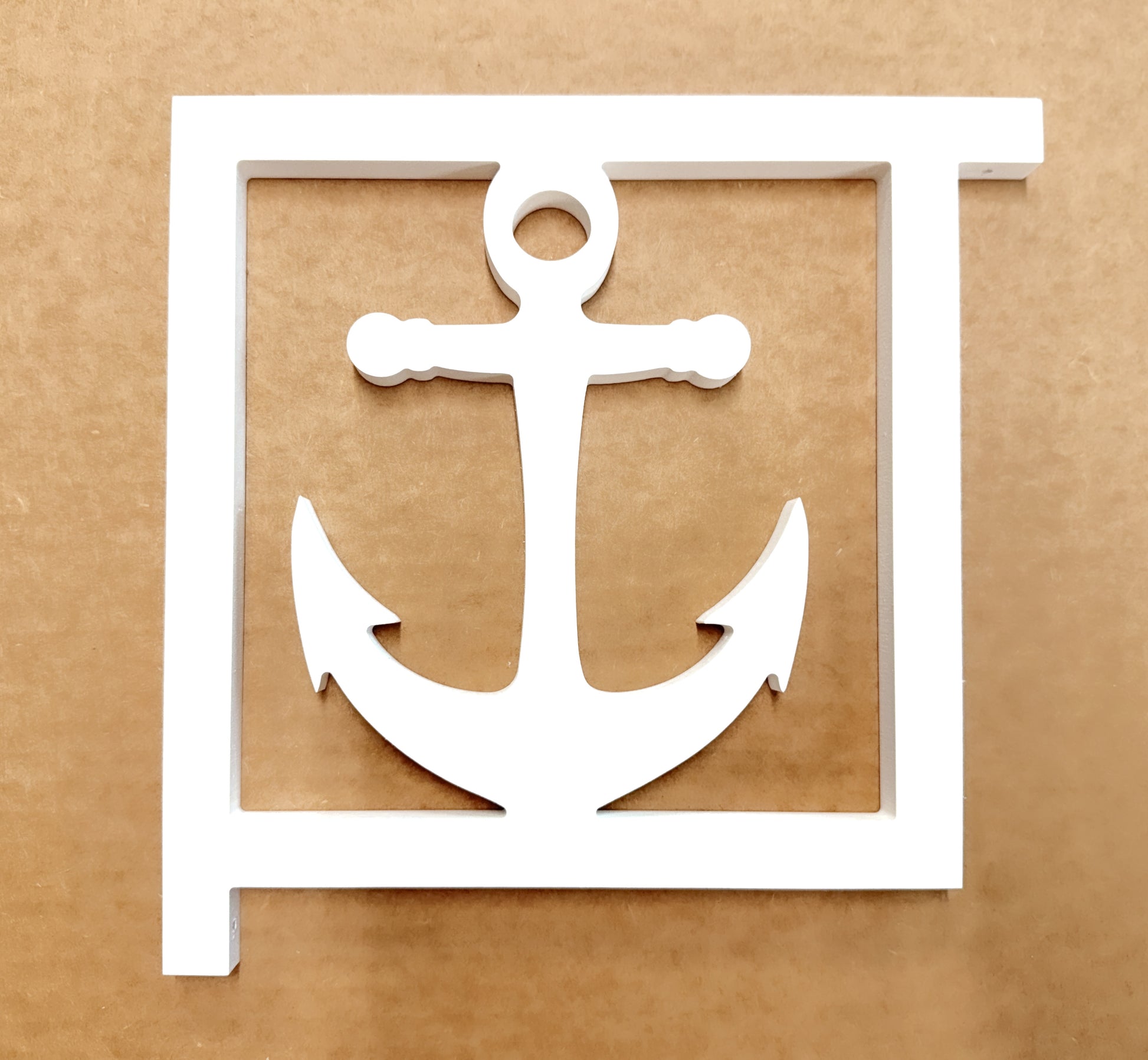 nautical anchor mailbox bracket for 90 degrees corners or post