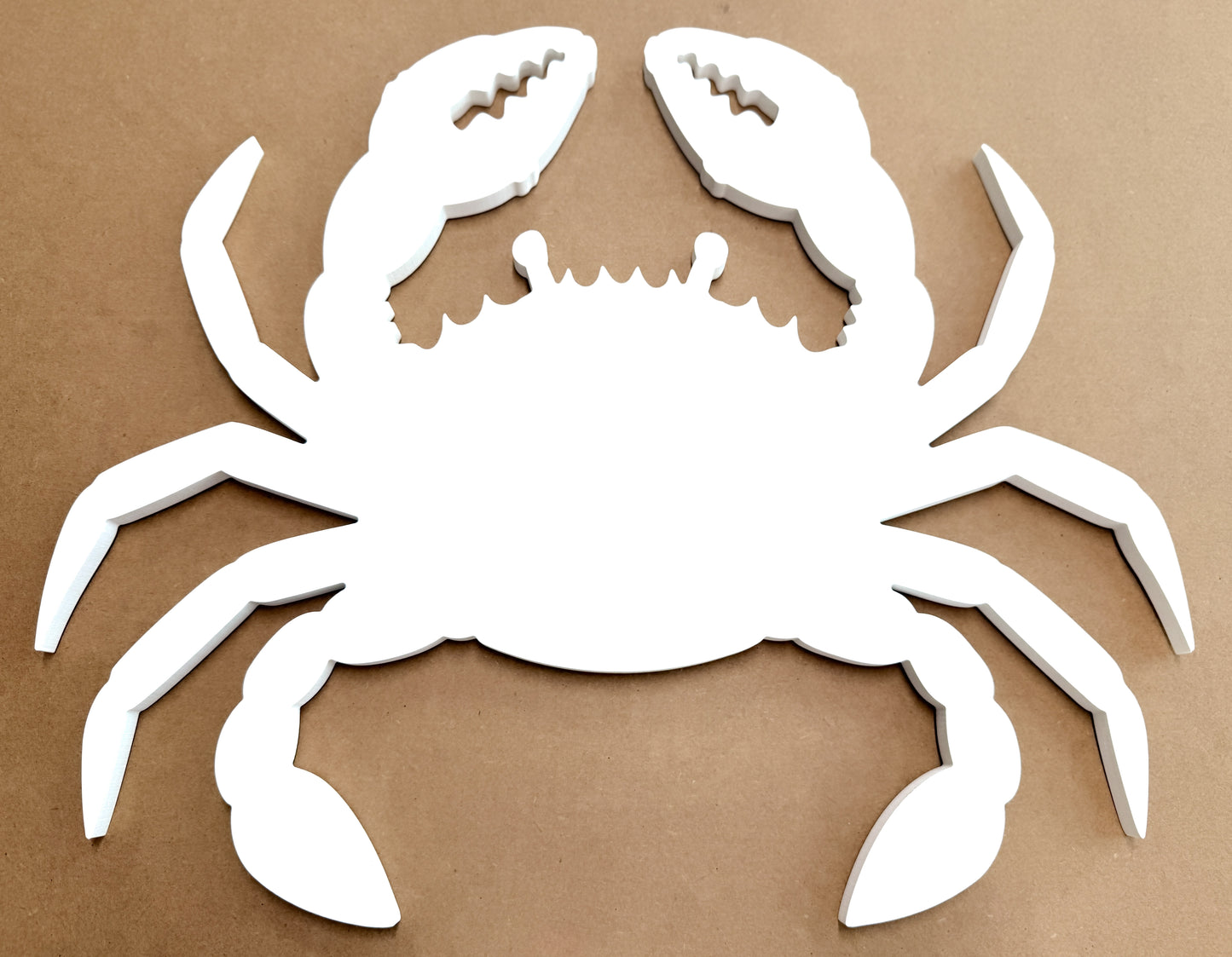 Weatherproof Crab Outdoor Wall Art – Coastal Beach House Nautical Sign