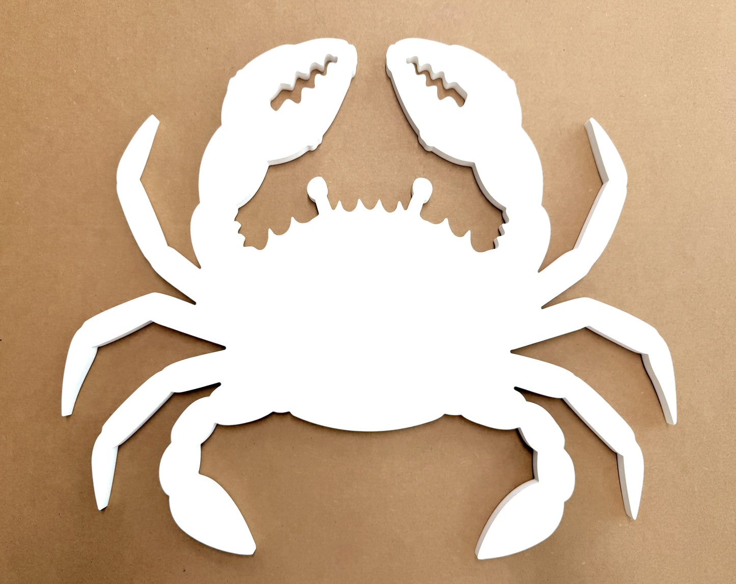 Weatherproof Crab Outdoor Wall Art – Coastal Beach House Nautical Sign