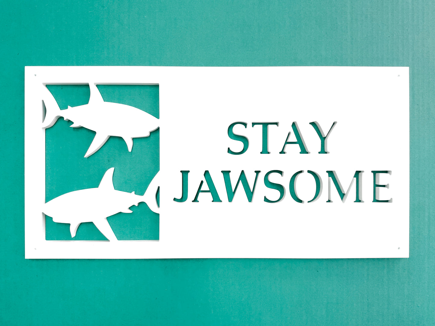 Custom Shark House Name Sign – Personalized Outdoor Weatherproof Sign for Beach House or Vacation Rental