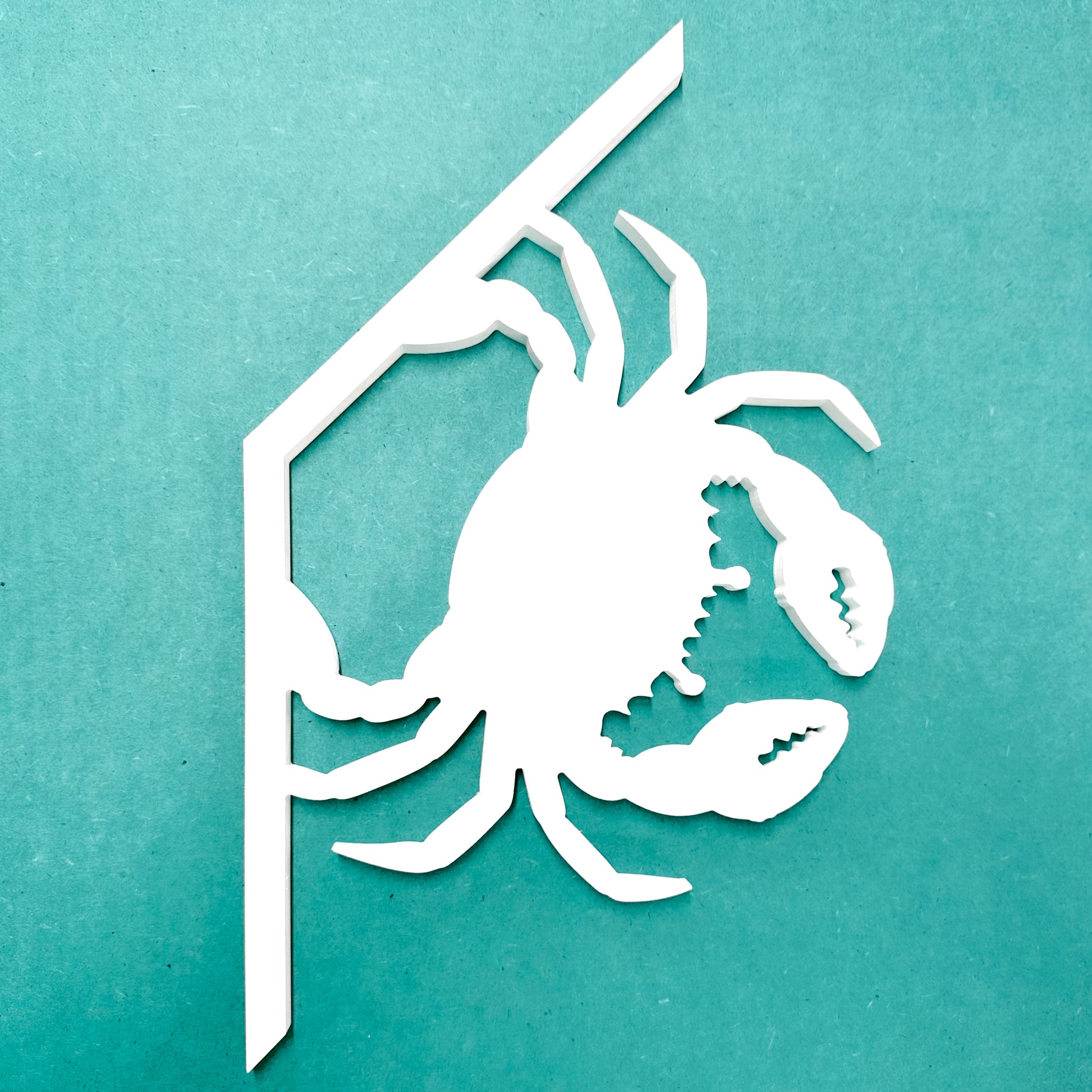 weatherproof PVC crab mailbox accent