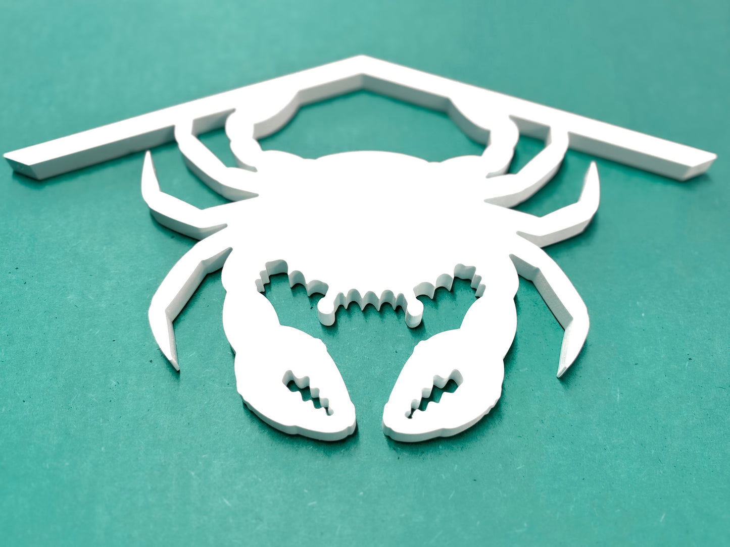 nautical crab mailbox art