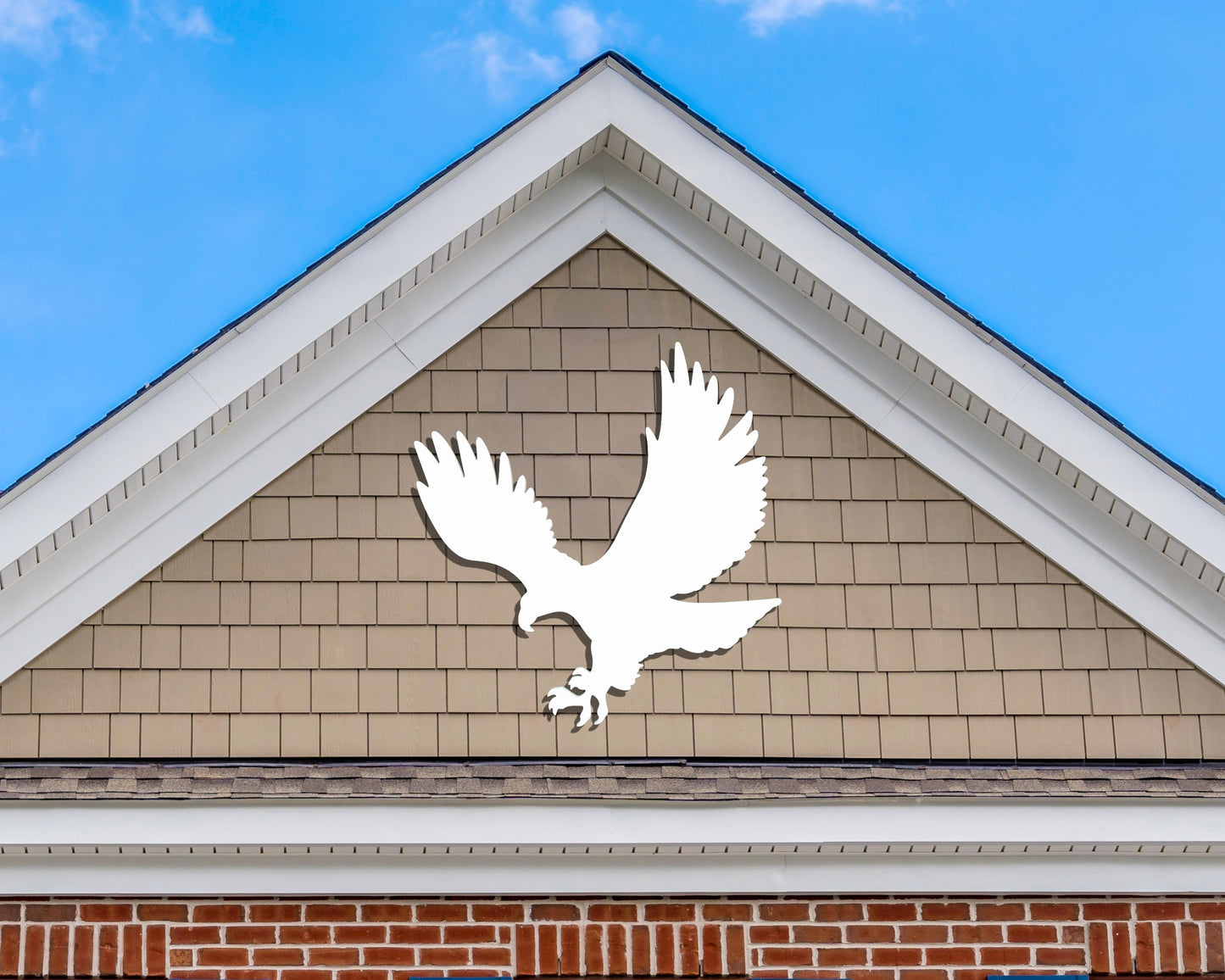 Weatherproof Bald Eagle Wall Art Sign – Patriotic Outdoor Décor for Homes & Cabins