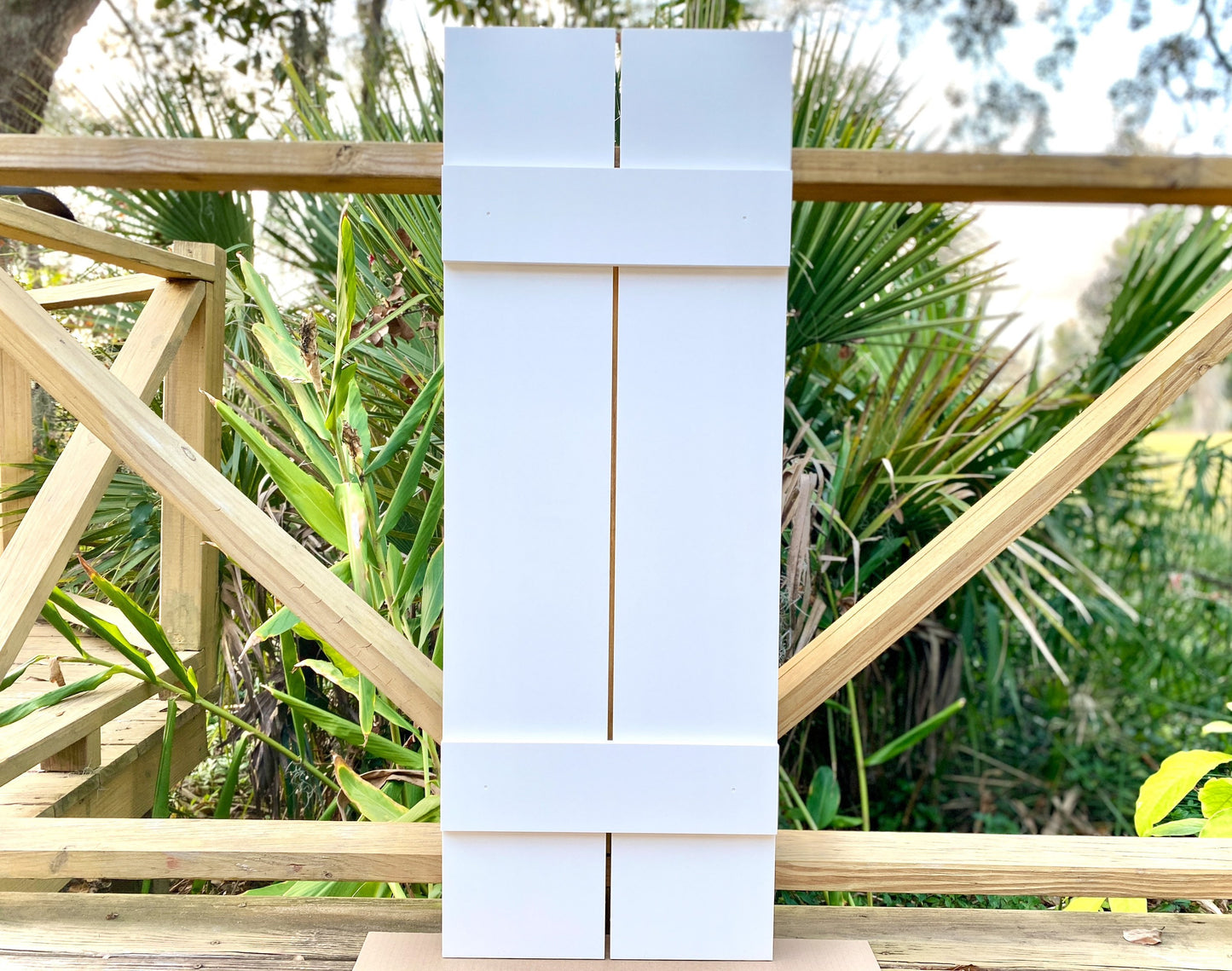 Weatherproof Shutter for House (No Design), PVC Exterior Window Treatments, Coastal Home Decorative Shutters, Florida House Decor