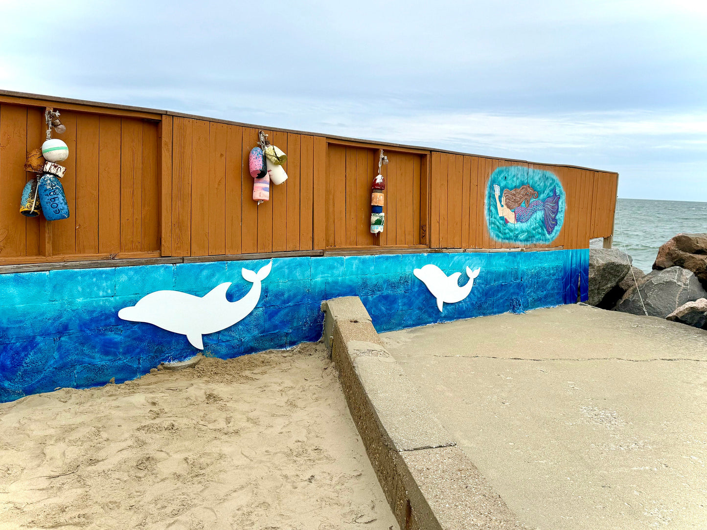 Large Exterior Dolphin, Weatherproof PVC Outdoor Beach House Decor, Narrow Dolphin, Big Porpoise Wall Art, Coastal Decor, Florida Home Decor