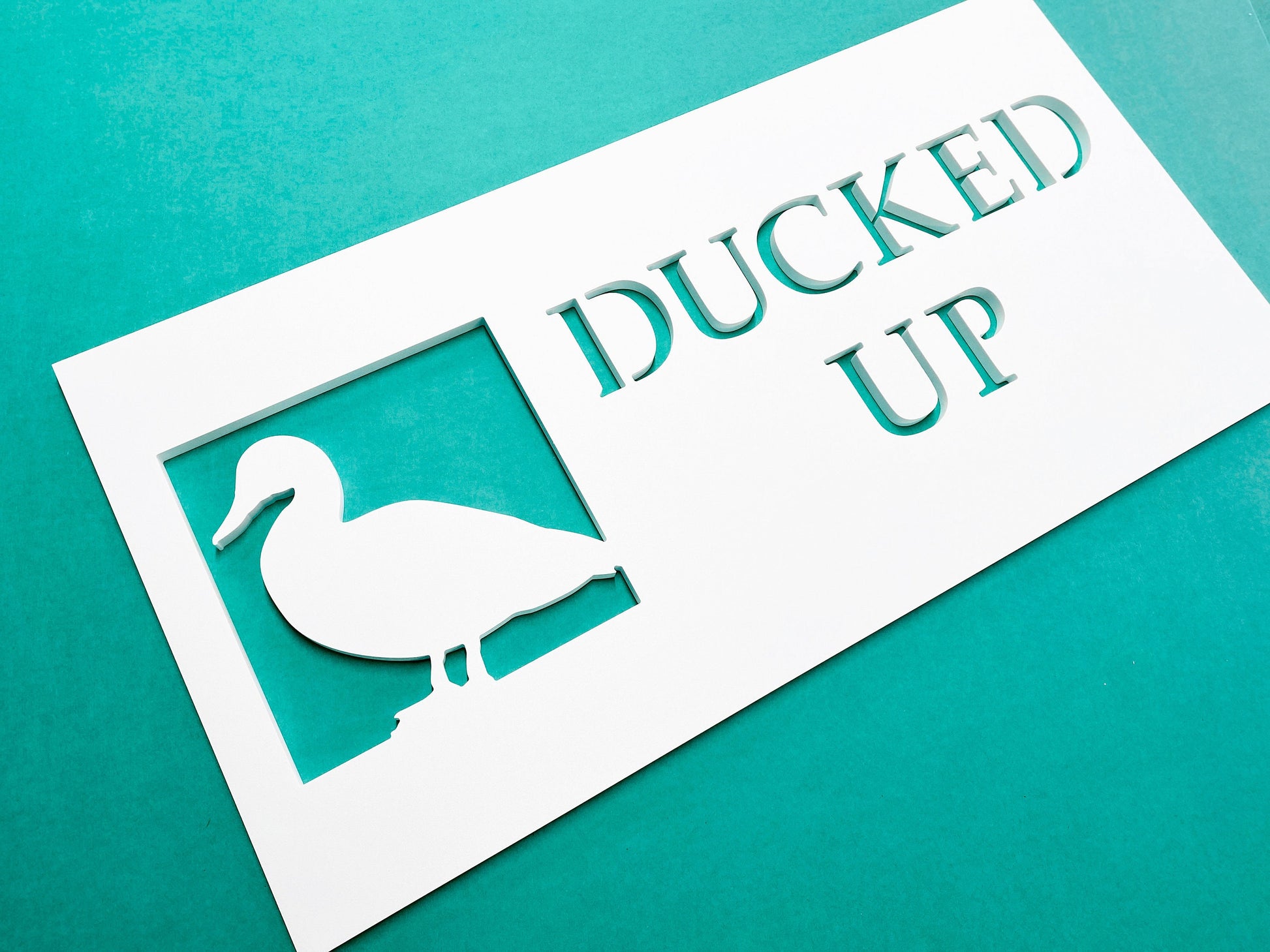 Outdoor Duck House Name Sign, Weatherproof PVC Personalized Home Name, Lake House Sign, River Home Sign, Custom Exterior Duck Sign