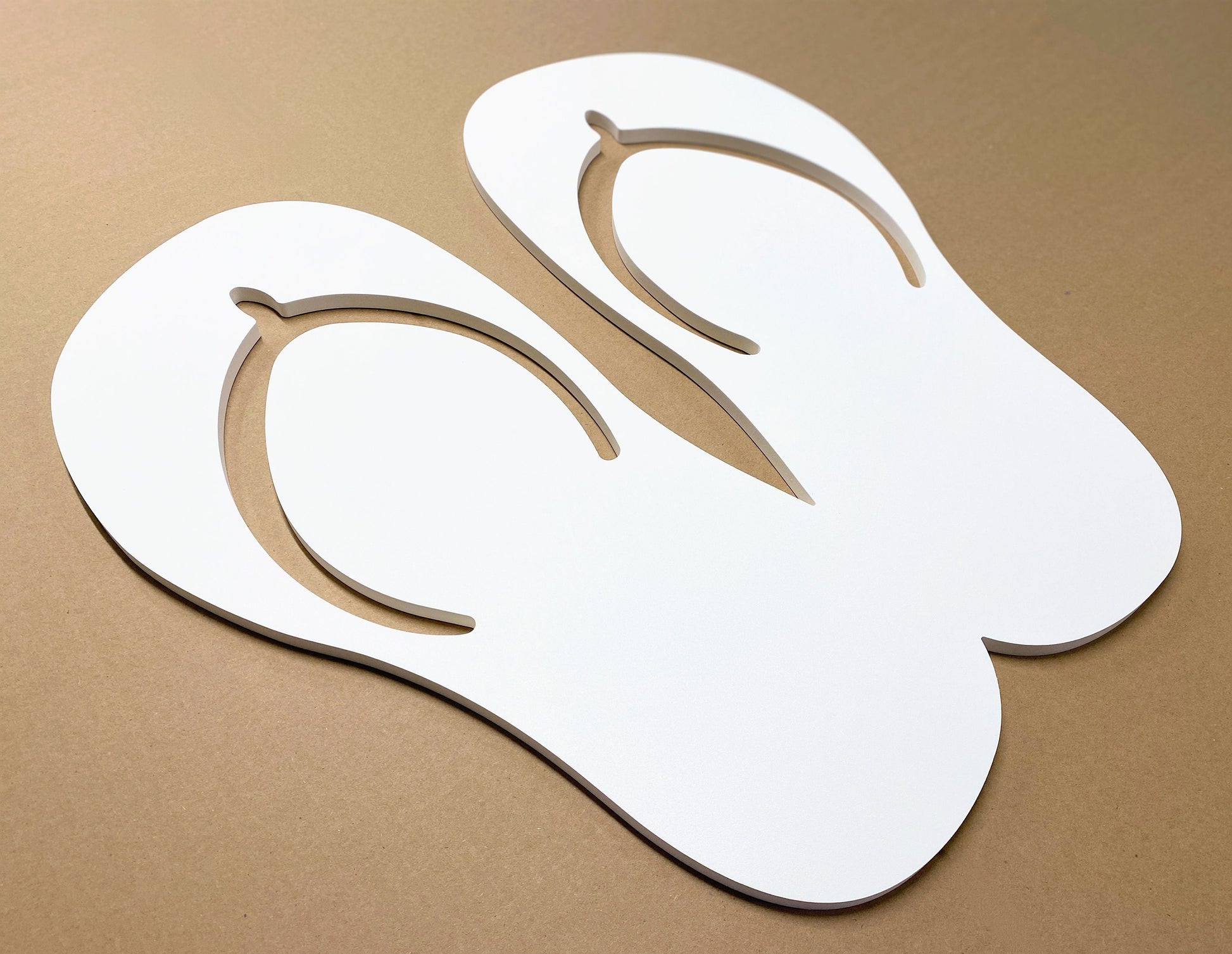 Large Weatherproof Flip Flops, Exterior Beach House Decor, Big Outdoor Wall Art, Coastal Home Decor, Beach Sandals Decor, PVC Beach Sign