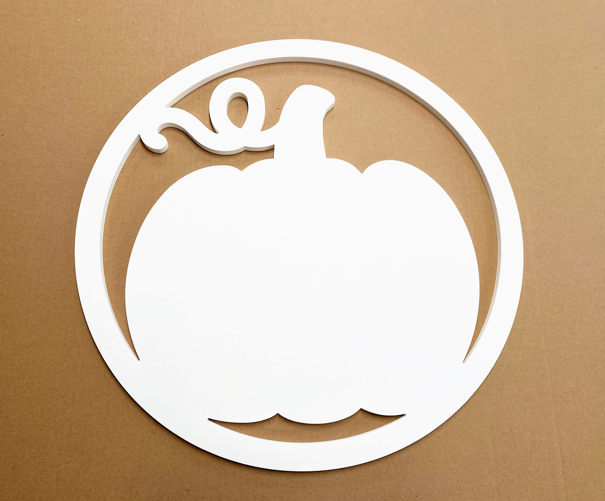 Weatherproof PVC Pumpkin Wreath: Fall Front Door Decor