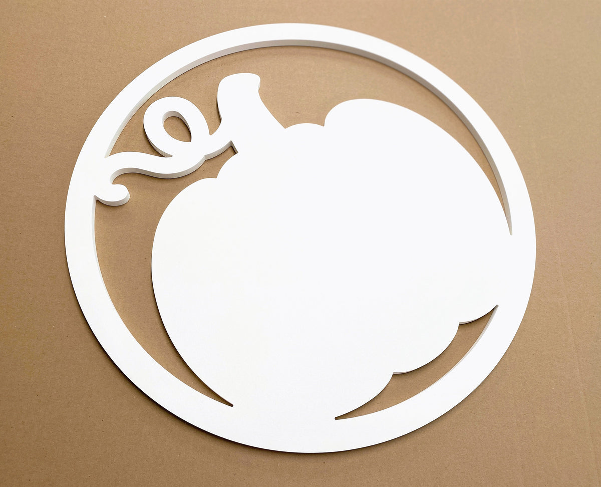 Weatherproof PVC Pumpkin Wreath: Fall Front Door Decor