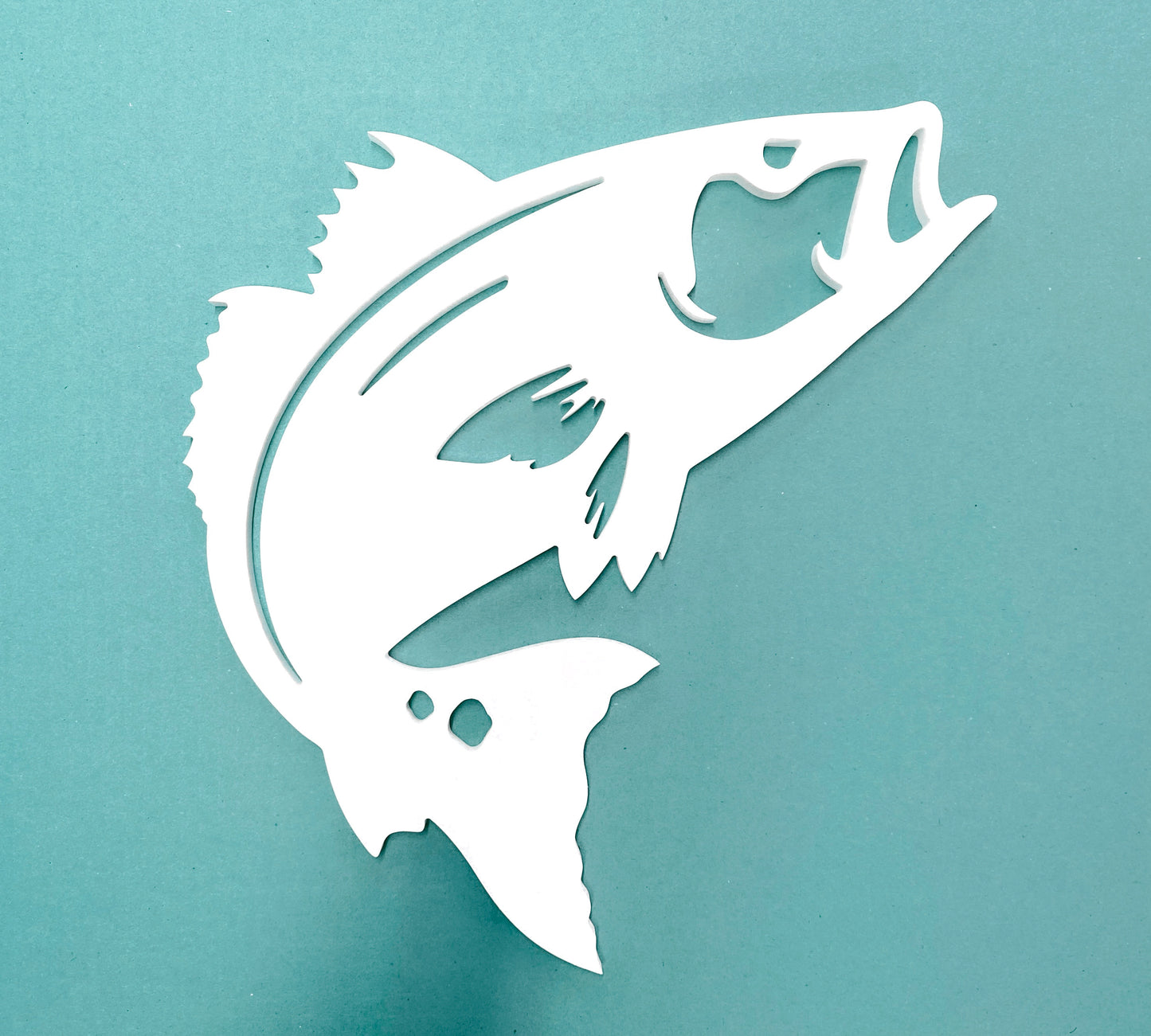 Large Exterior Redfish Sign, Weatherproof PVC Red Drum Fishing Decor, Outdoor Saltwater Fish Wall Art for Beach House, Coastal Home Decor