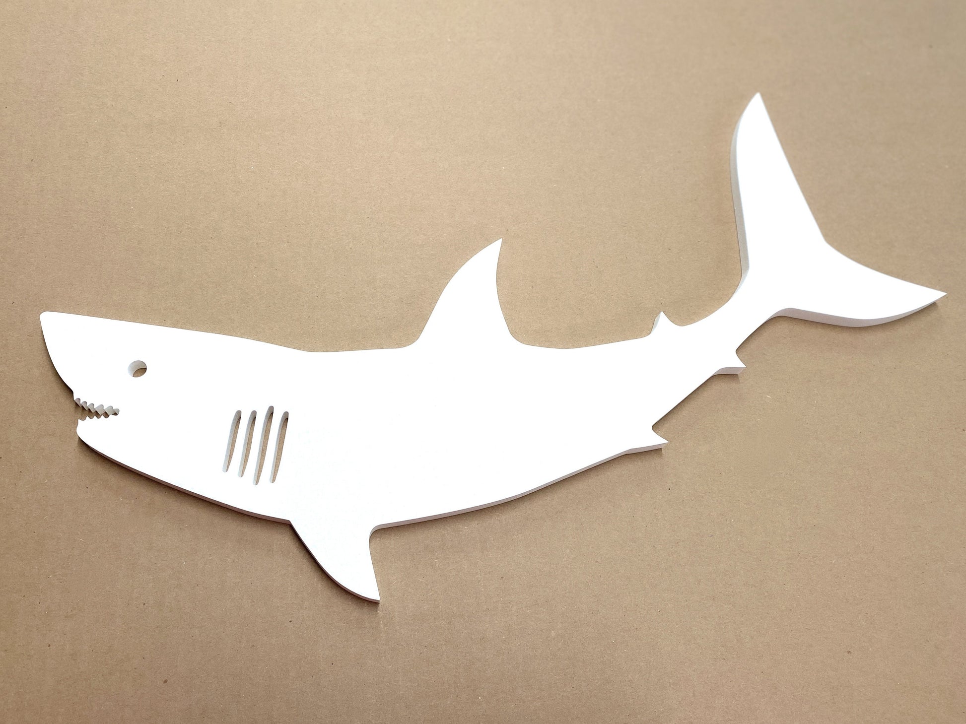 Large Outdoor Shark, Weatherproof PVC Shark Sign for Beach House, Exterior Coastal Home Decor, Shark Home Decor, Outdoor Beach House Art