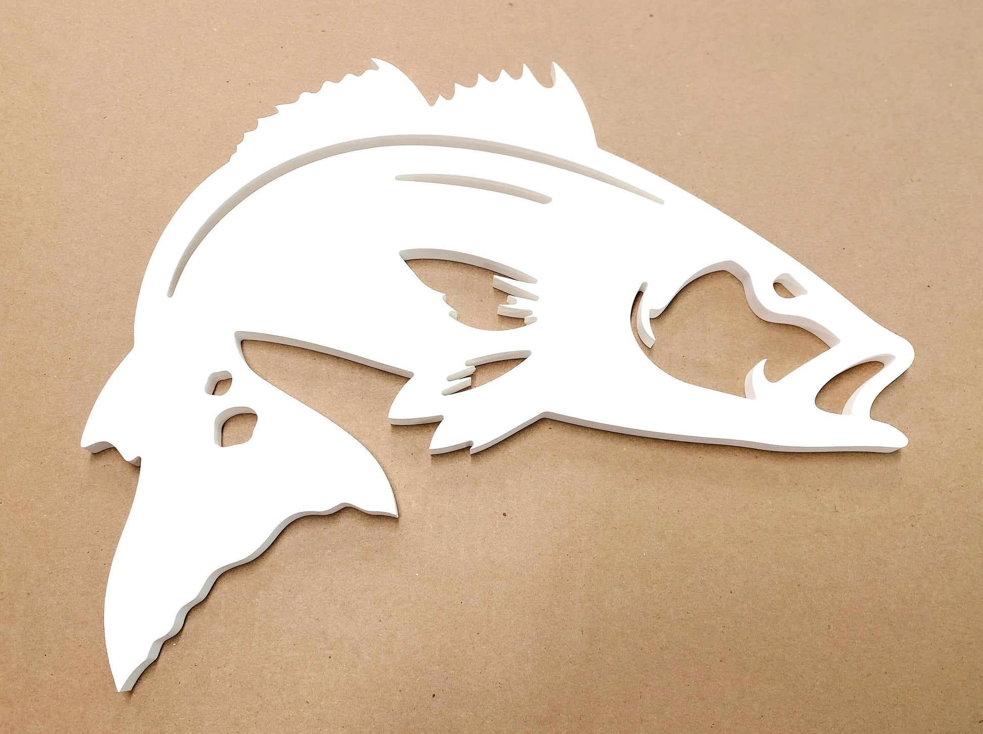 Large Exterior Redfish Sign, Weatherproof PVC Red Drum Fishing Decor, Outdoor Saltwater Fish Wall Art for Beach House, Coastal Home Decor