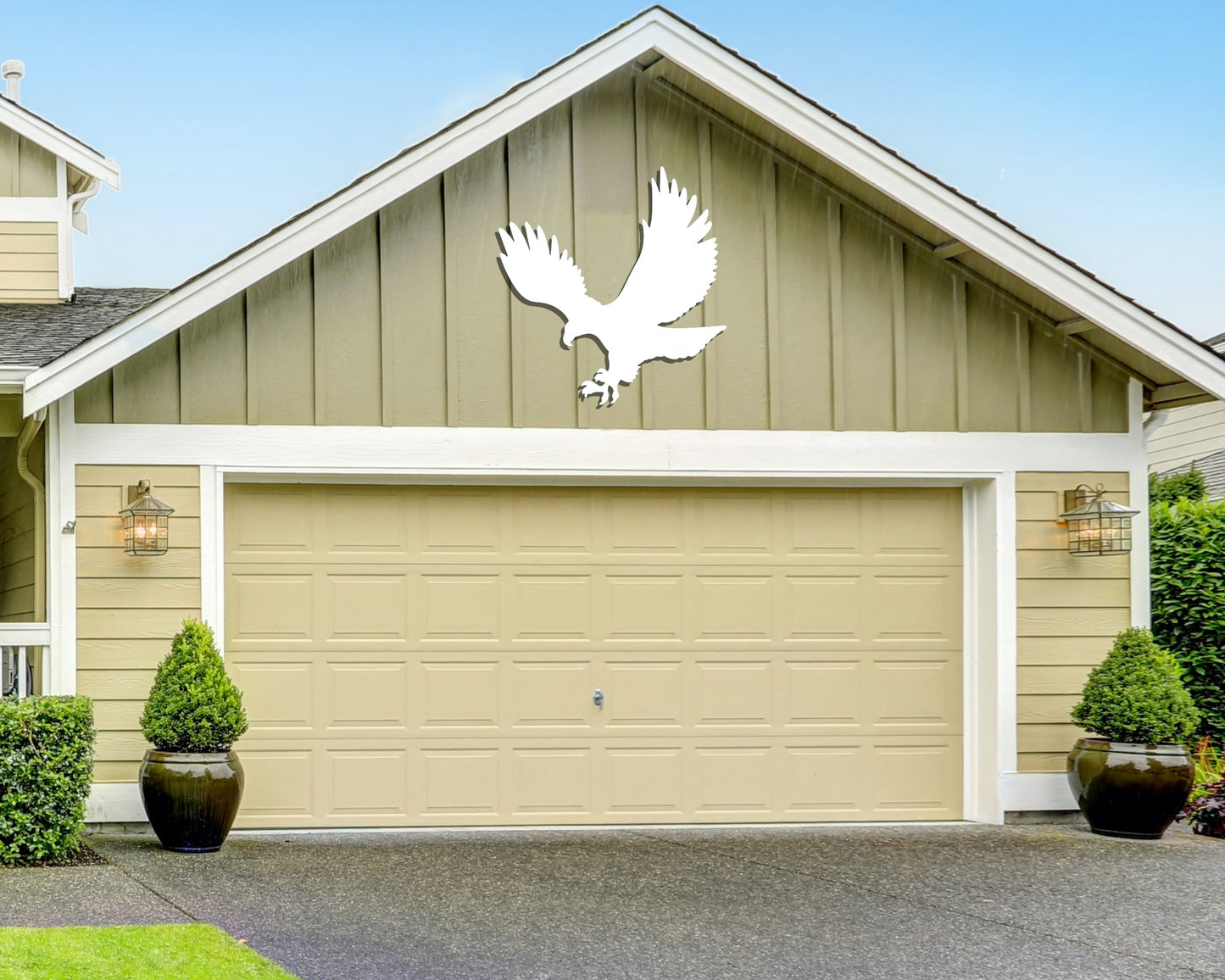 Weatherproof Bald Eagle Wall Art Sign – Patriotic Outdoor Décor for Homes & Cabins